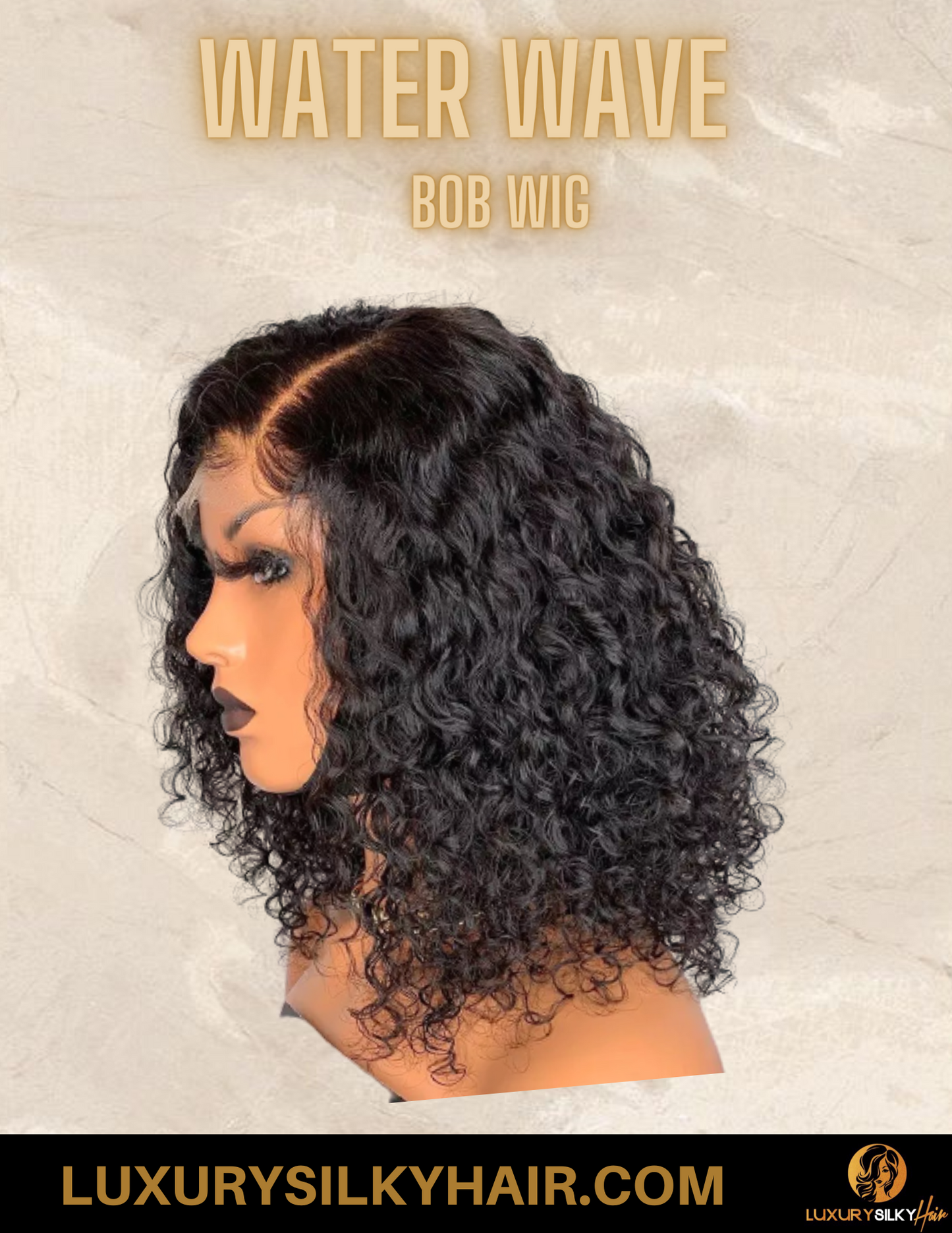 Water Wave Bob Wig - LuxurySilkyHair