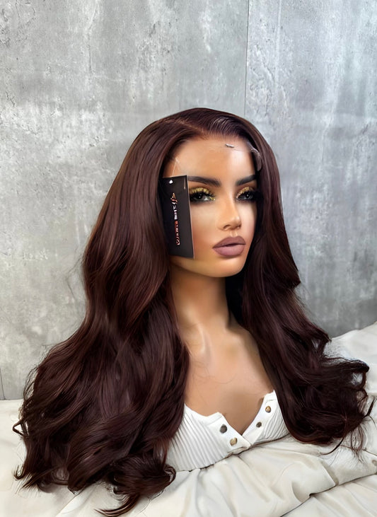 Deep Brown - Lace Frontal & Closure Wigs