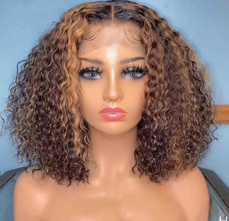 Mink Deep Curly Bob Wig - LuxurySilkyHair