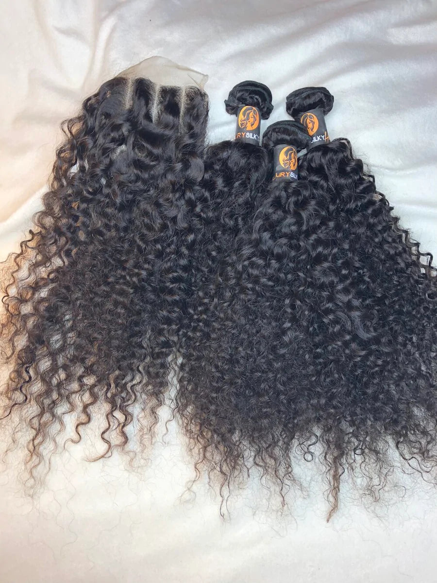 3 Bundles with Closure Deal - LuxurySilkyHair