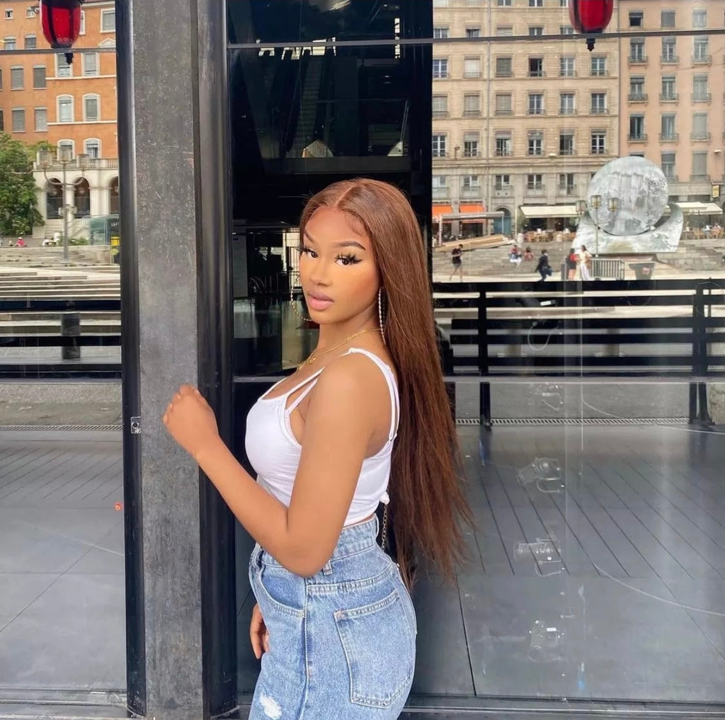 light brown lace frontal wig 5x5 brown lace wig