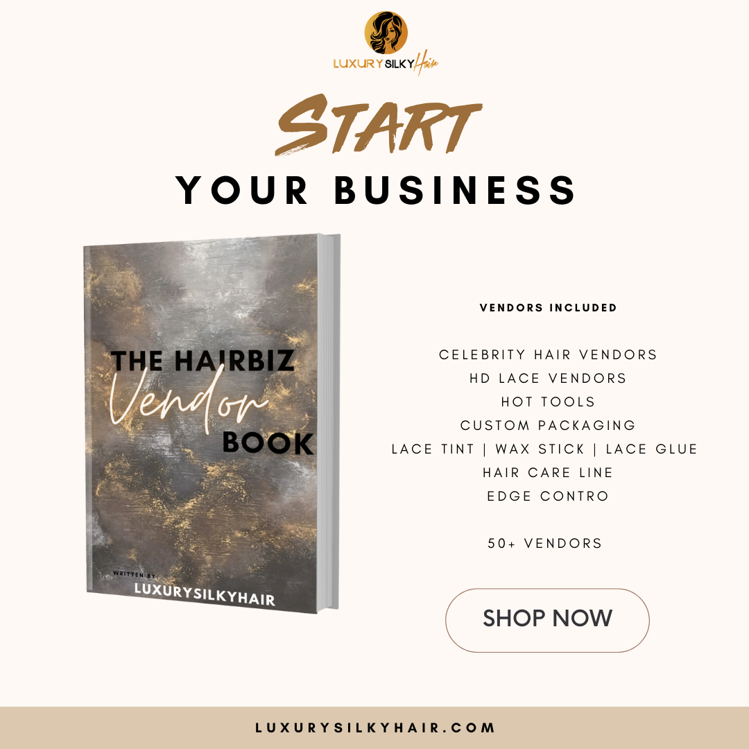 hairBiz Vendor Book - LuxurySilkyHair