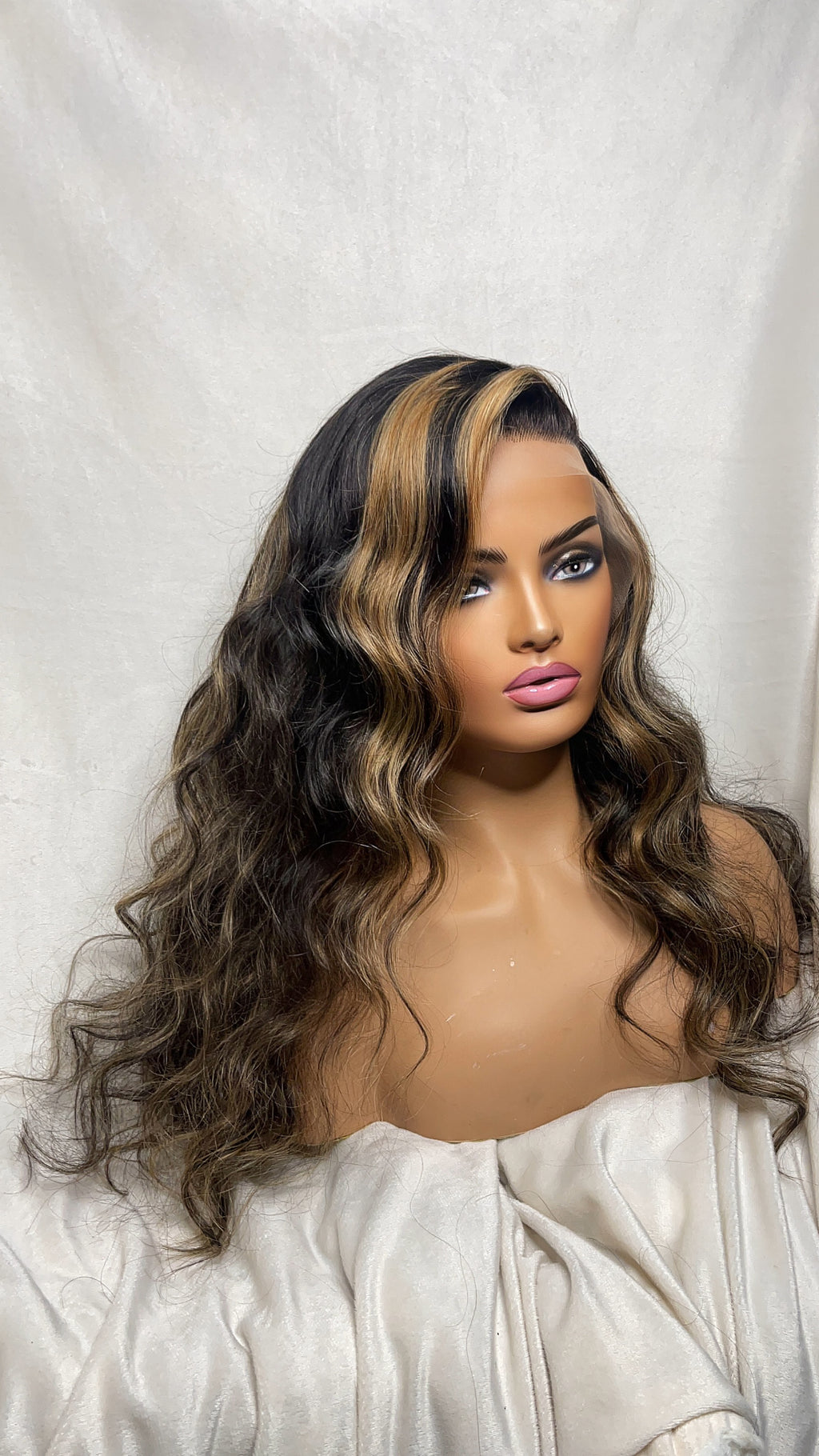 highlight wig glueless black with 27 highlights wig 