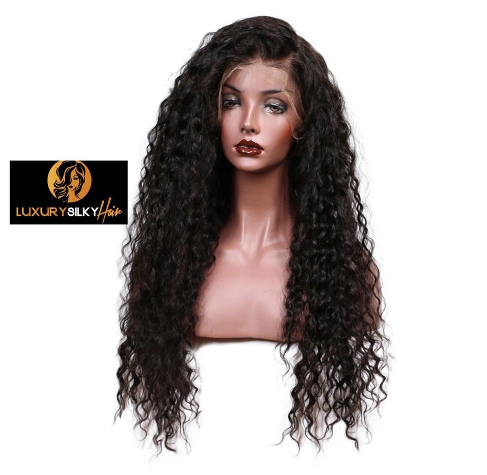 Brazilian Loose Curly Lace Front Wig - $175 - LuxurySilkyHair