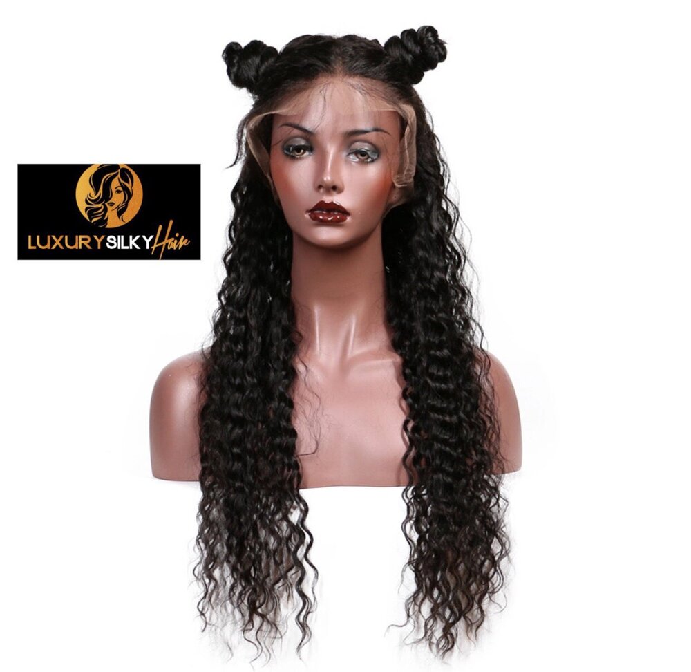 Brazilian Loose Curly Lace Front Wig - $175 - LuxurySilkyHair